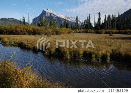 加拿大班夫，朗德爾山遠景 115498199