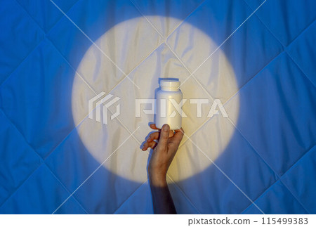 essential role of supplements in one's daily regime highlighted through the radiance of light 115499383