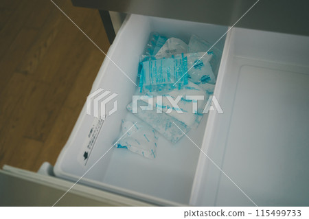 冰箱裡的冰袋 115499733
