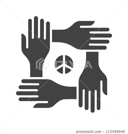 Unite icon vector image. Unite icon vector image. 115499840