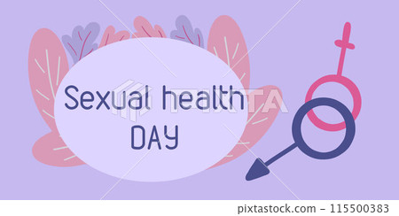 World sexual health day poster horizontal World sexual health day poster horizontal 115500383
