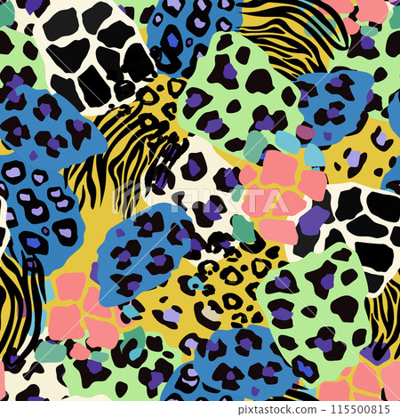 Seamless vector pattern. A vibrant design  115500815