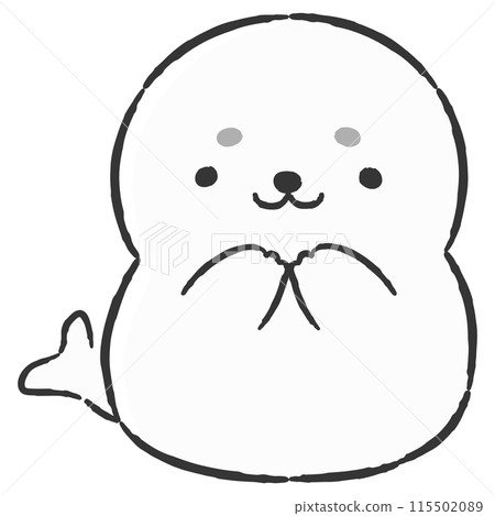 可愛的手繪印章圖 可愛的手繪印章圖 115502089