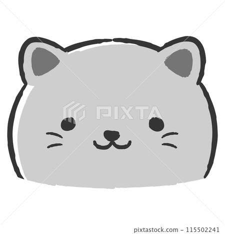 Cute hand drawn cat illustration Cute hand drawn cat illustration 115502241