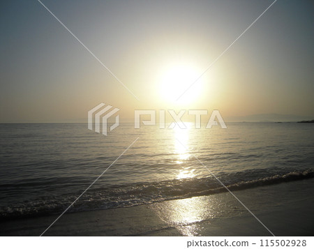 風景照片 立石海岸,夕陽西下的海岸 風景照片 立石海岸,夕陽西下的海岸 115502928