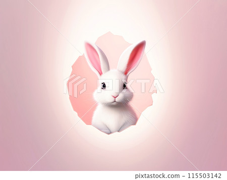image of a white bunny image of a white bunny 115503142
