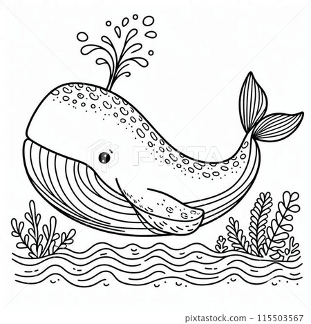 A large whale that lives in the ocean A large whale that lives in the ocean 115503567