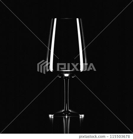 Empty wine glass 115503678