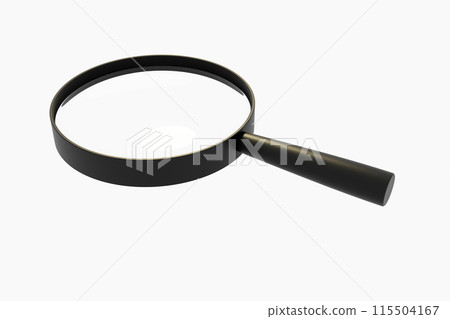 Magnifying glass close up Magnifying glass close up 115504167