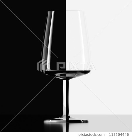Empty wine glass 115504446