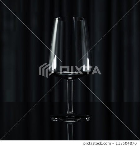 Empty wine glass 115504870
