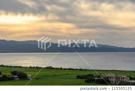 clouds sunset over the mountains and the Mediterranean sea in Cyprus 1 clouds sunset over the mountains and the Mediterranean sea in Cyprus 1 115505135