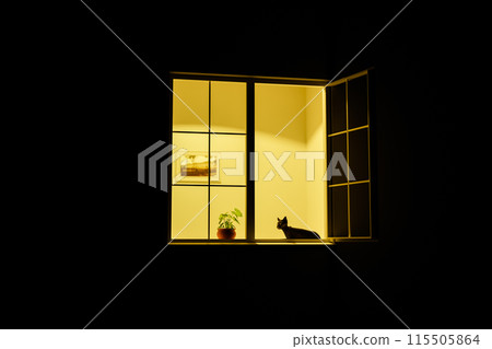Light in the window 115505864