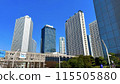 Shinjuku buildings on a sunny day 115505880