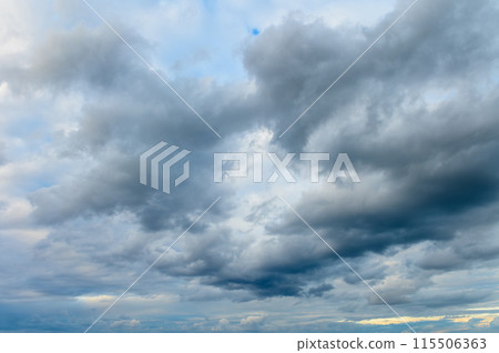 dramatic clouds at sunset in cyprus 1 115506363