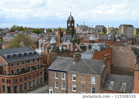 [York, England] Old Town of York as seen from Clifford's Tower 115506538