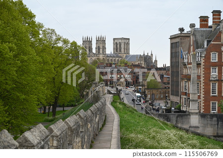 [York, England] Old York seen from the city walls 115506769