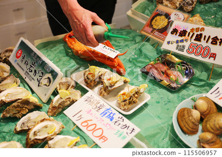 魚市上的牡蠣 115506957