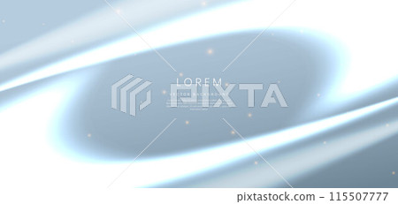Modern abstract background white glowing neon on grey background. 115507777