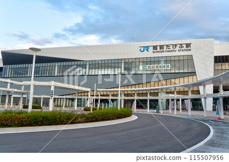 Echizen Takefu Station, a new addition to the Hokuriku Shinkansen 115507956