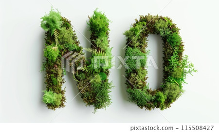 Refusal and Rejection symbol created in Moss-Covered Letters. 115508427