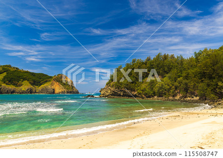 小笠原群島、父島、從 Kopepe 海灘看到的風景 115508747