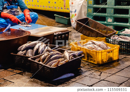 Jagalchi Market, South Korea, Wet Market, Fish Section 115509331