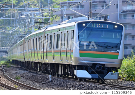 東海道本線真鶴 JR 東 E233 系列 3000 系列 E-56 編隊（Kouzu） 115509346