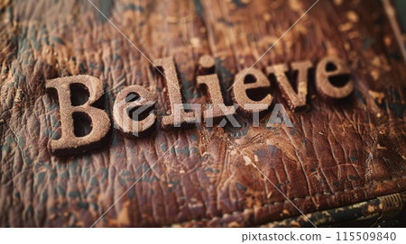 Glossy Leather Hope and Faith concept art poster. 115509840