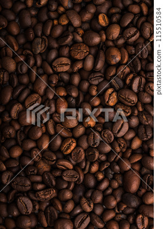 Grounded coffee, beans, coffe maker and spicces Grounded coffee, beans, coffe maker and spicces 115510584