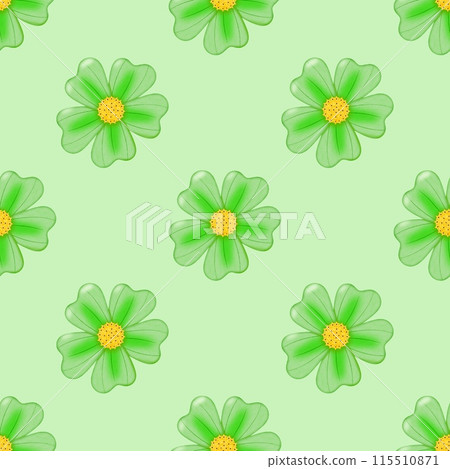seamless pattern with daisy flowers seamless pattern with daisy flowers 115510871