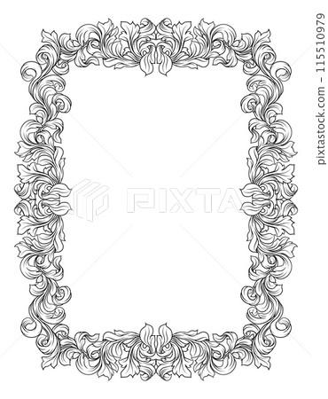 Crest Coat Coat of Arms Border Heraldic Frame 115510979