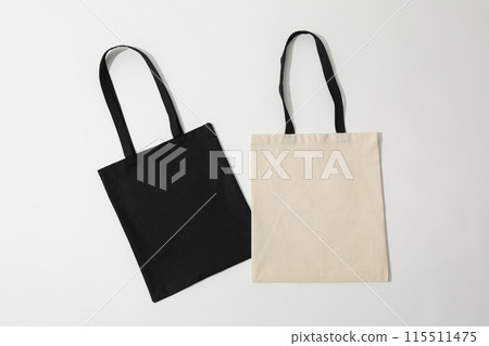 Black and white bags on a white background 115511475
