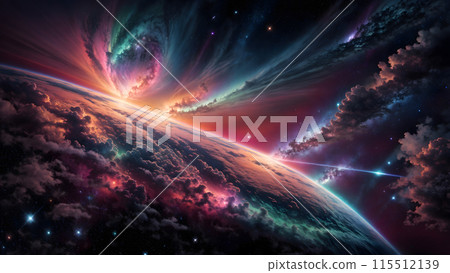 earth in space 115512139