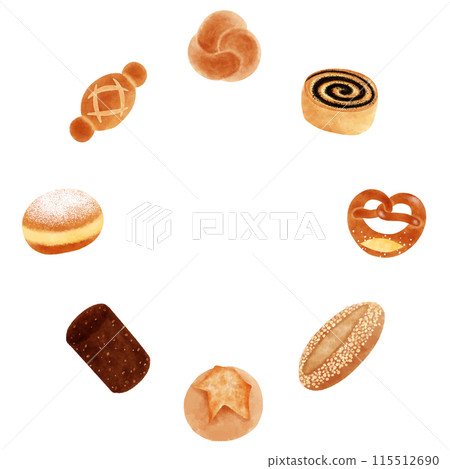 框架材質採用各種德國麵包製成 115512690