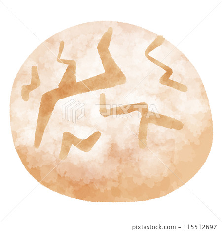 German bread illustration: Vinschgauer German bread illustration: Vinschgauer 115512697
