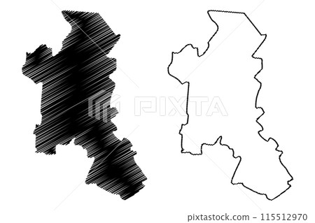 Laurentides Administrative region (Canada, Quebec Province, North America) map vector illustration, scribble sketch Laurentides map Laurentides Administrative region (Canada, Quebec Province, North America) map vector illustration, scribble sketch Laurentides map 115512970