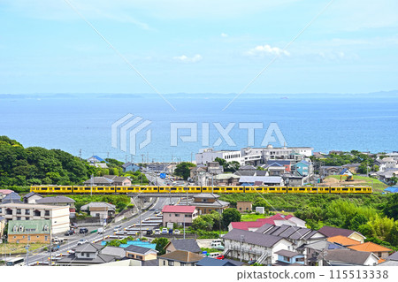 Keikyu Kurihama Line YRP Nobi-Keikyu Nagasawa Keikyu 1000 Series 1057F Keikyu Yellow Happy Train Keikyu Kurihama Line YRP Nobi-Keikyu Nagasawa Keikyu 1000 Series 1057F Keikyu Yellow Happy Train 115513338