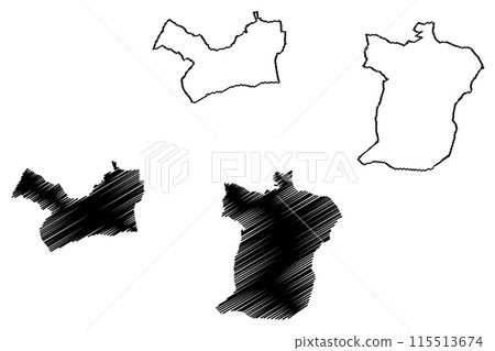 Dorneck District (Switzerland, Swiss Confederation, Canton of Solothurn or Soleure) map vector illustration, scribble sketch Bezirk Dorneck map Dorneck District (Switzerland, Swiss Confederation, Canton of Solothurn or Soleure) map vector illustration, scribble sketch Bezirk Dorneck map 115513674