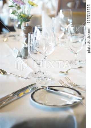 Elegant Table Setting for Formal Dining Elegant Table Setting for Formal Dining 115513735