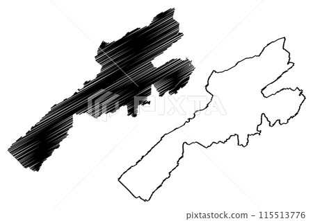 Jura-Nord vaudois District (Switzerland, Swiss Confederation, Canton of Vaud, Waadt or Vod) map vector illustration, scribble sketch Bezirk Jura Nord vaudois map Jura-Nord vaudois District (Switzerland, Swiss Confederation, Canton of Vaud, Waadt or Vod) map vector illustration, scribble sketch Bezirk Jura Nord vaudois map 115513776