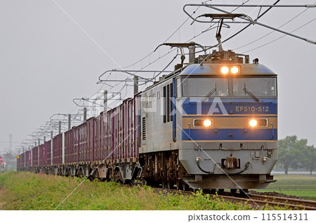 羽越本線 月岡中浦 JR 貨運 EF510-512(富山) 羽越本線 月岡中浦 JR 貨運 EF510-512(富山) 115514311
