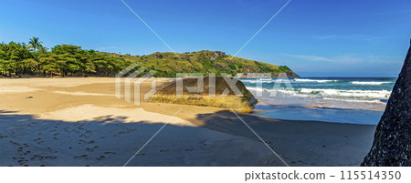 Panoramic photo of Bonete beach Panoramic photo of Bonete beach 115514350