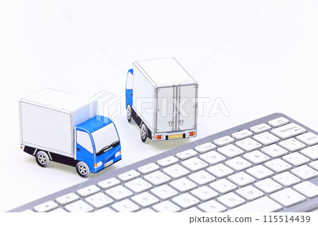 Image of logistics, distribution and online shopping 115514439