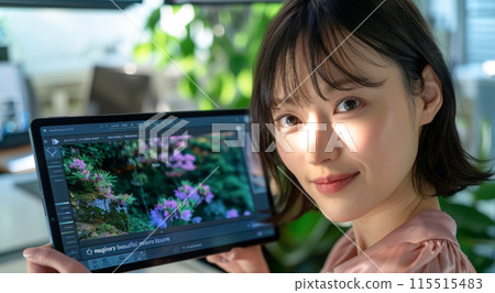 Designer 5: Generate images with AI on a tablet Designer 5: Generate images with AI on a tablet 115515483