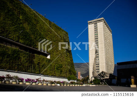 View of the Administrative center of La Alpujarra in the city of Medellin. Medellin Council Building 115515616
