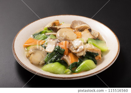 中國炒扇貝和高麗菜 115516560