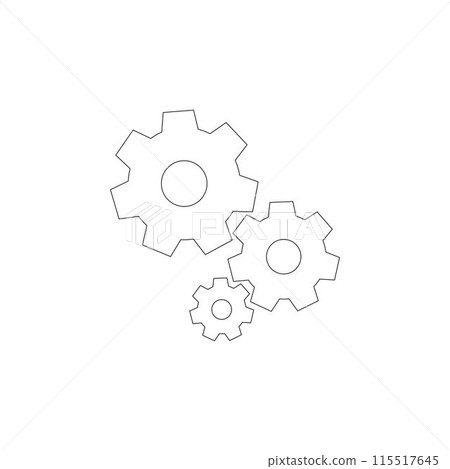gear icon gear icon 115517645