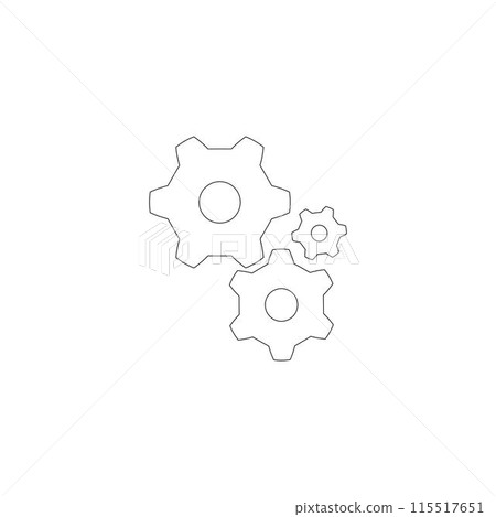 gear icon gear icon 115517651