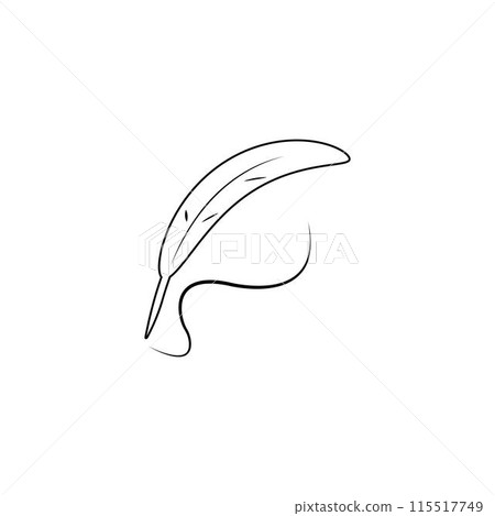 feather pen 115517749